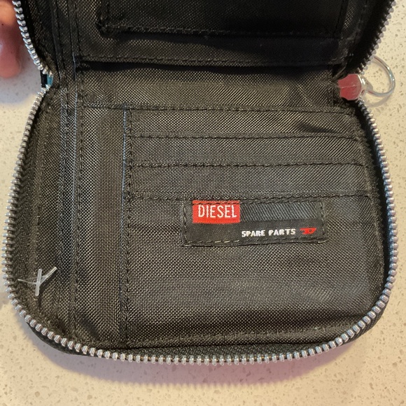 Diesel Aqua Spare Parts Zip Around Wallet - Picture 5 of 7